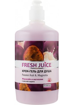 Крем-гель для душа Fresh Juice Passion fruit & Magnolia, 750 мл